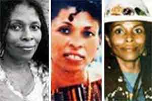 Joanne Deborah Chesimard, alias Assata Shakur, sur des photos non datées fournies par le FBI. (Photos FBI.Reuters) 