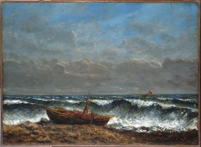 La vague, Courbet, Gustave ou Jean Désiré Gustave