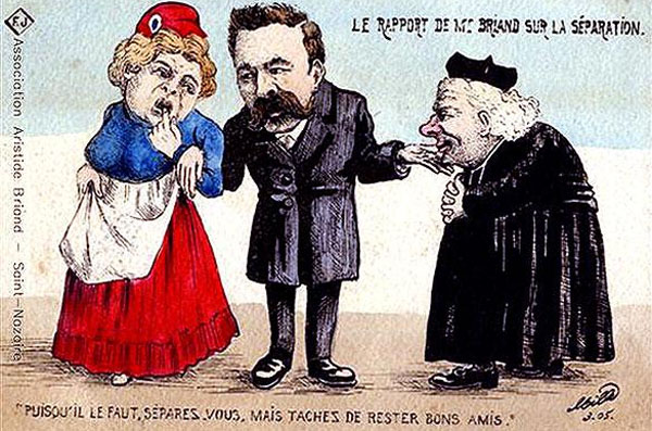 9 décembre 1905 Séparation des Églises et de l'État . Loi-1905-b